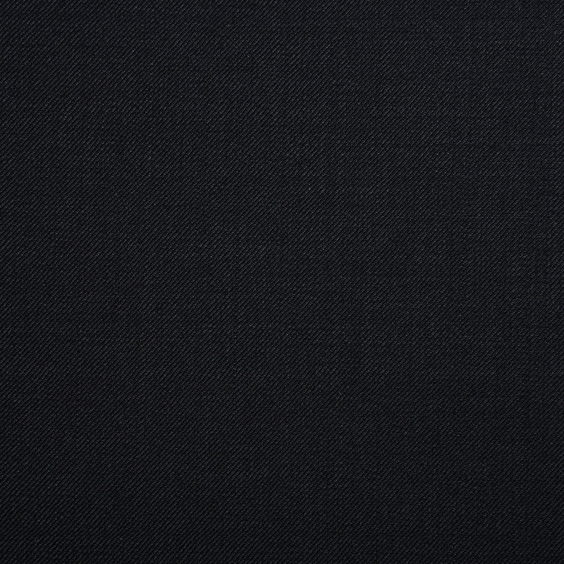 EZS Pleated Black Washable Wool Pant