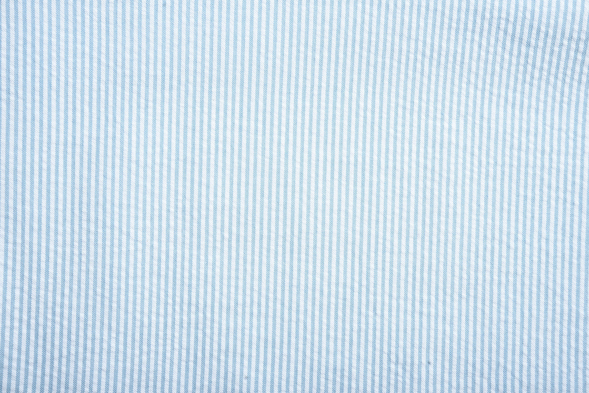 Alaskan Blue  Dress Stripes Seersucker - 8