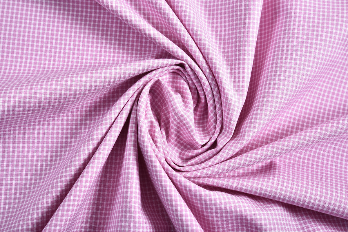 Pink Small Checks - 5