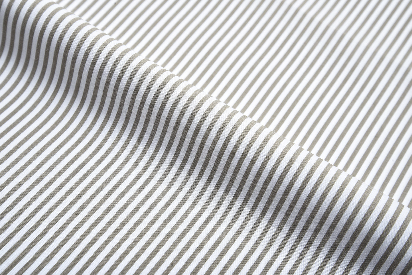 Brown White Candy Stripes Shirt