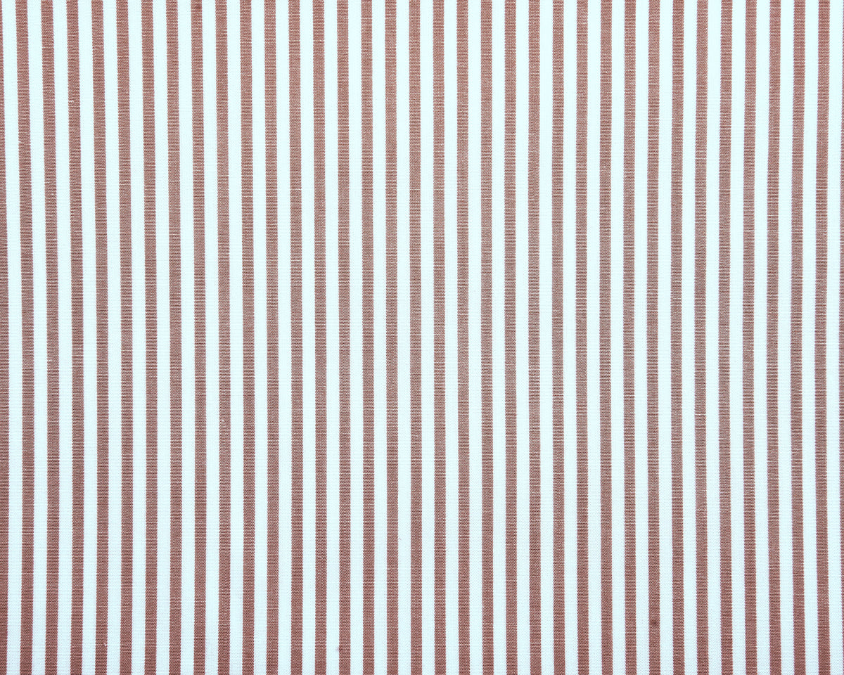 Brown White Candy Stripes Shirt - 10