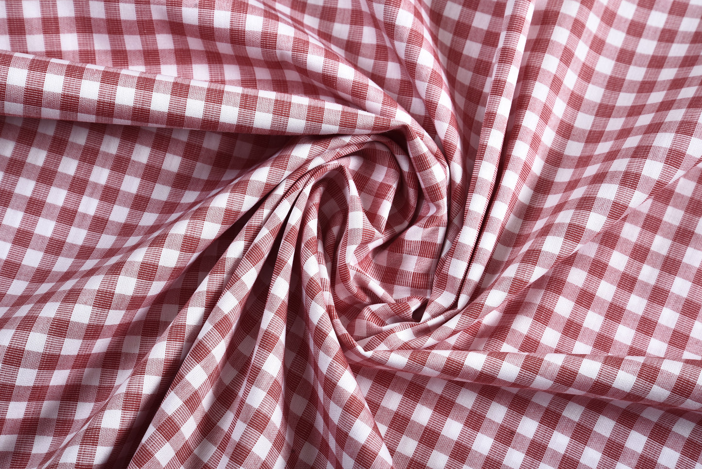 Red End on End Gingham Checks
