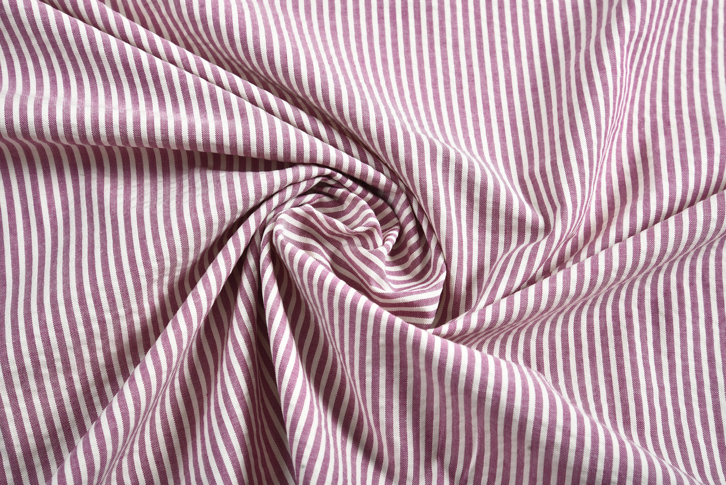 Red Violet  Candy Stripes Seersucker