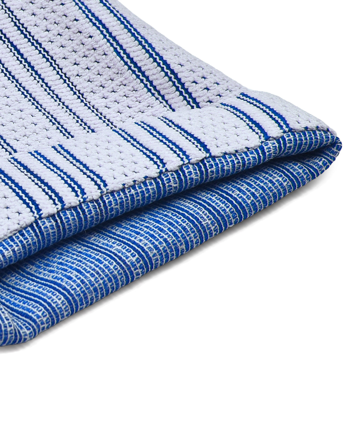 Summer Camp Collar Casual Shirt in White and Blue Stripes - 7