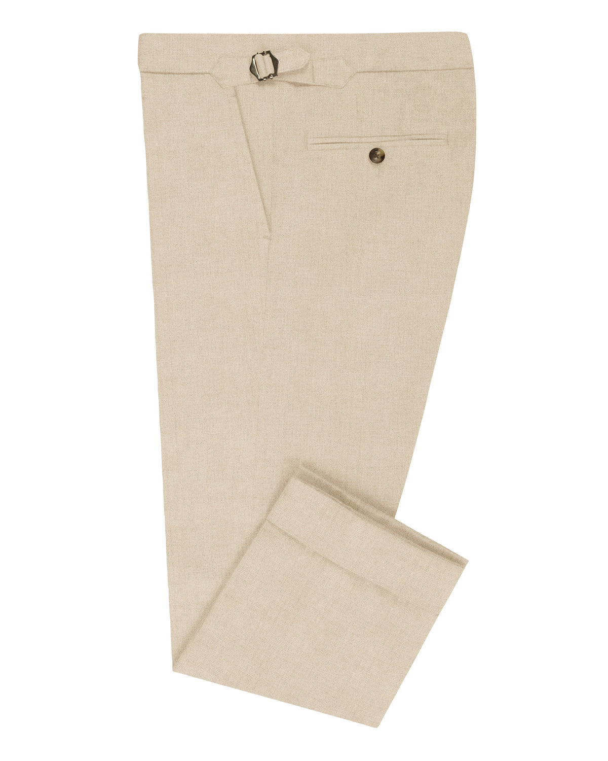 Dugdale Ecru Hopsack Irish Linen - 1
