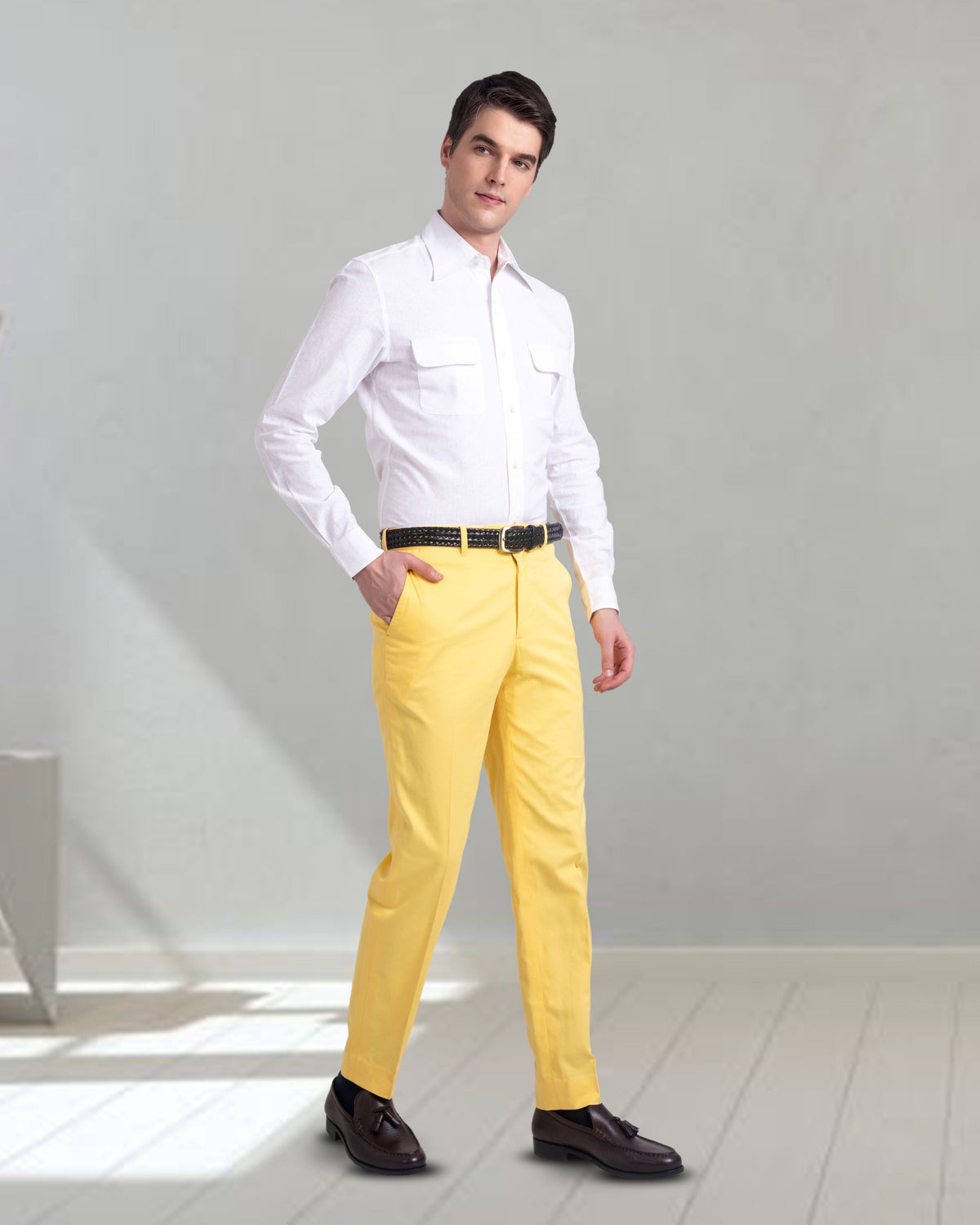 Dugdale Cotton:Yellow Plain - 3