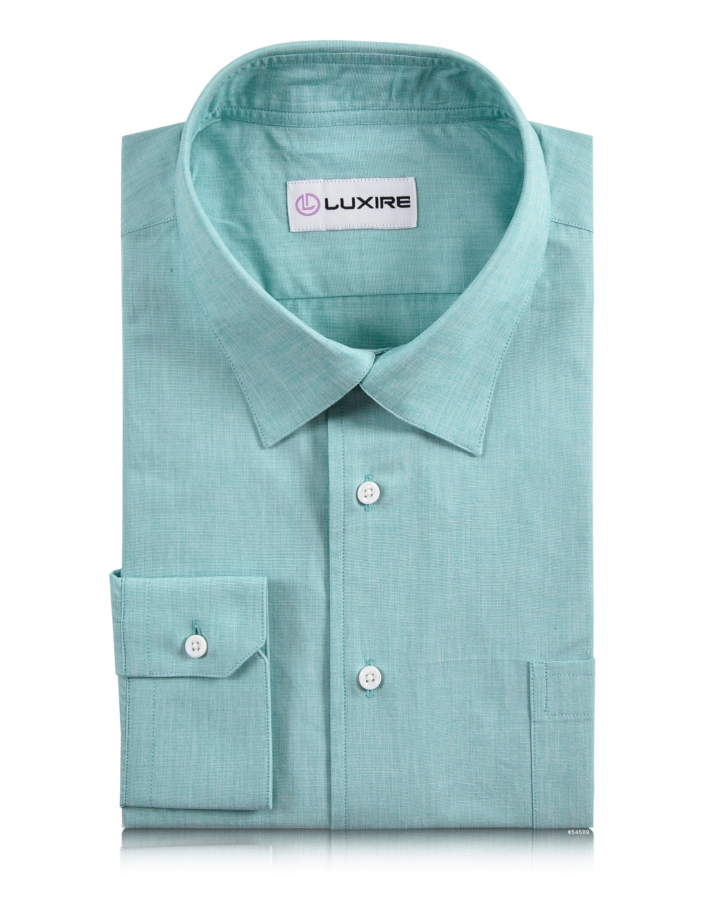 Sea Green End on End Dress Shirt