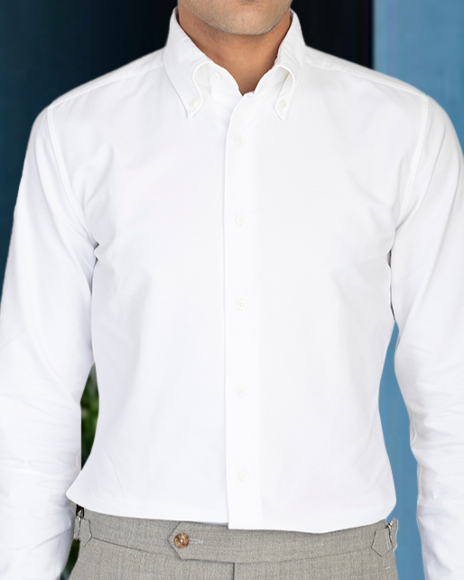 Warzone White Oxford Shirt - 1