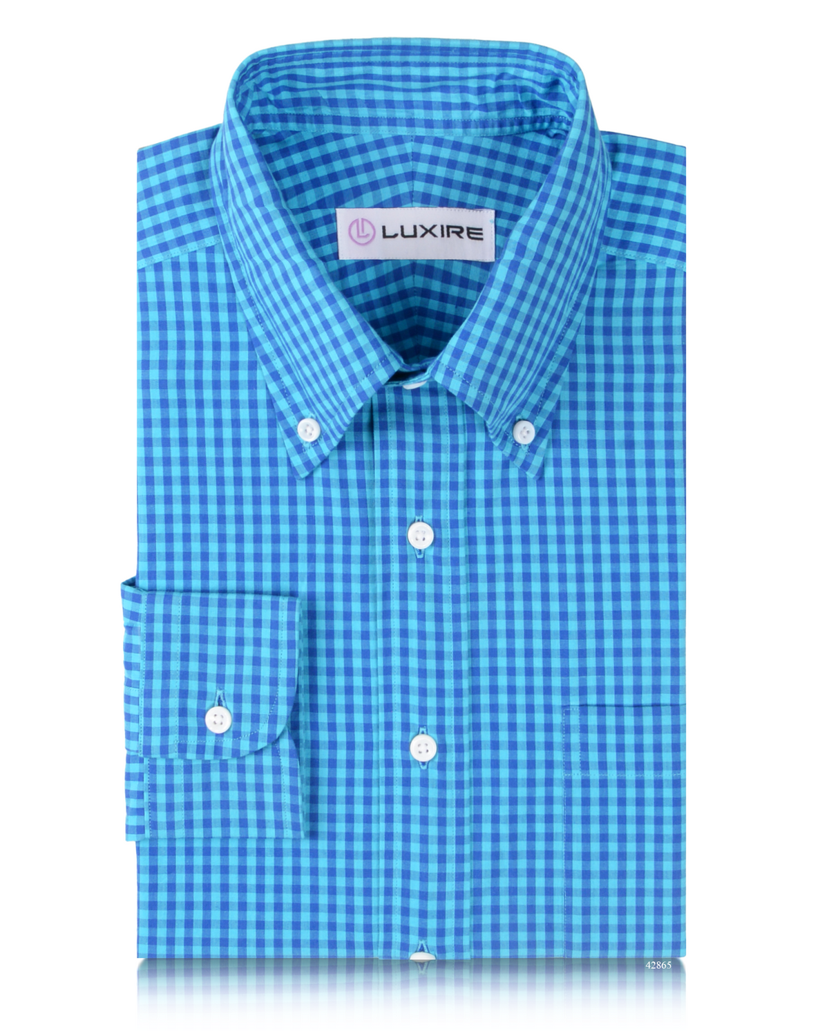 Friday Shirt: Shades of Blue Gingham - 1