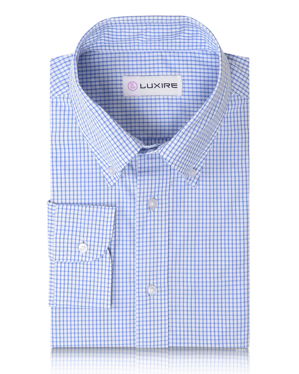 Monti Blue Graph Mini Checks Shirt - 2