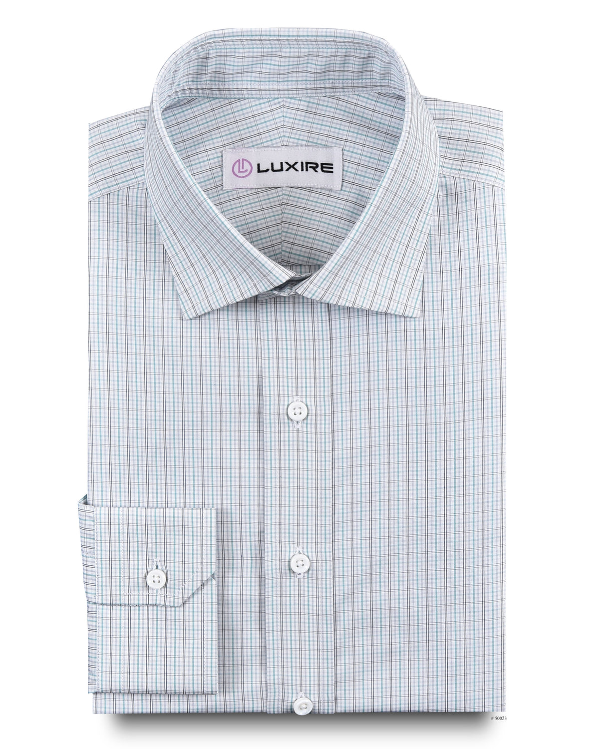 Alumo Green and Navy Tattersall Checks - 1
