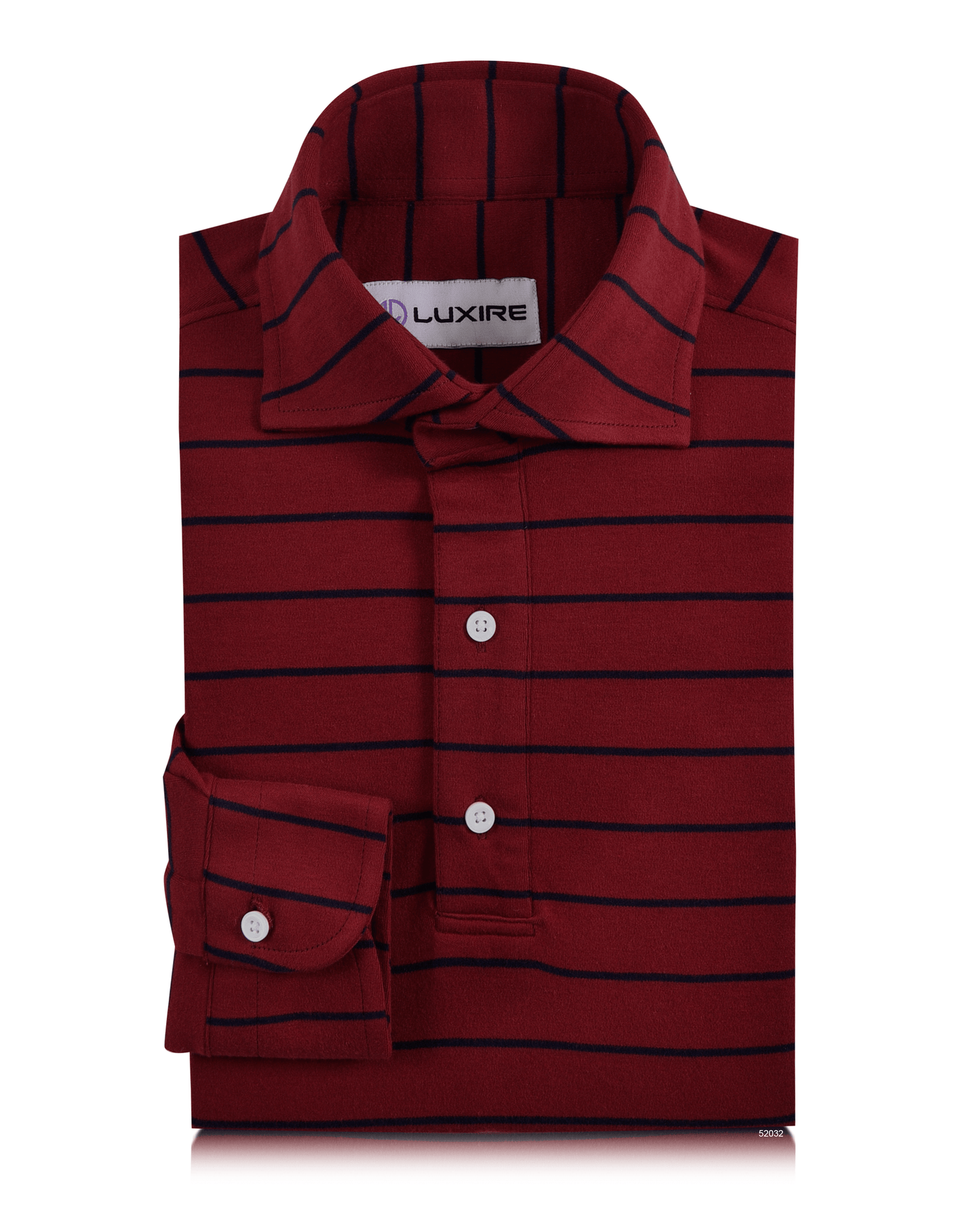 Maroon Navy Candy Wide Stripes T-shirt