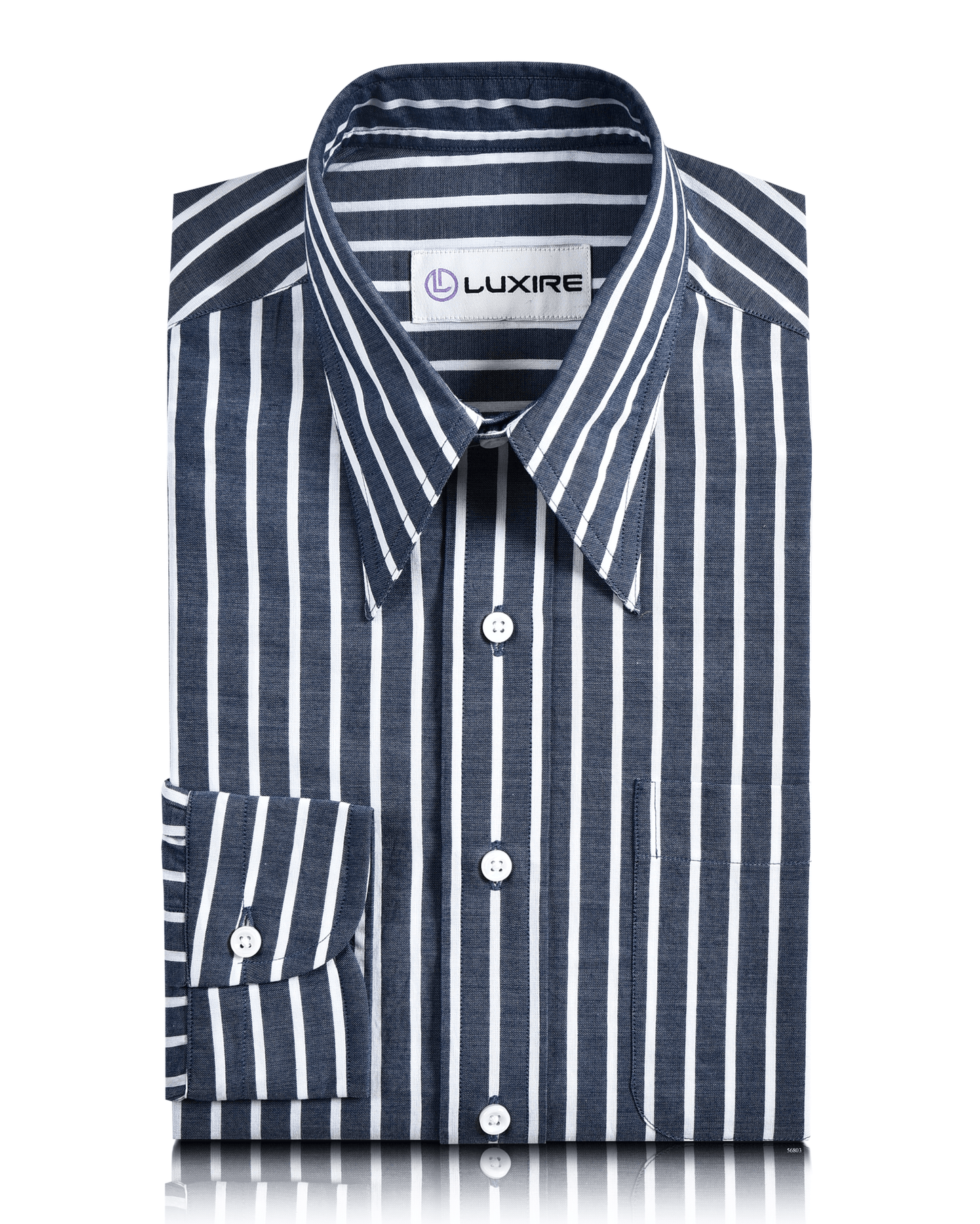 Navy Awning Stripes Shirt