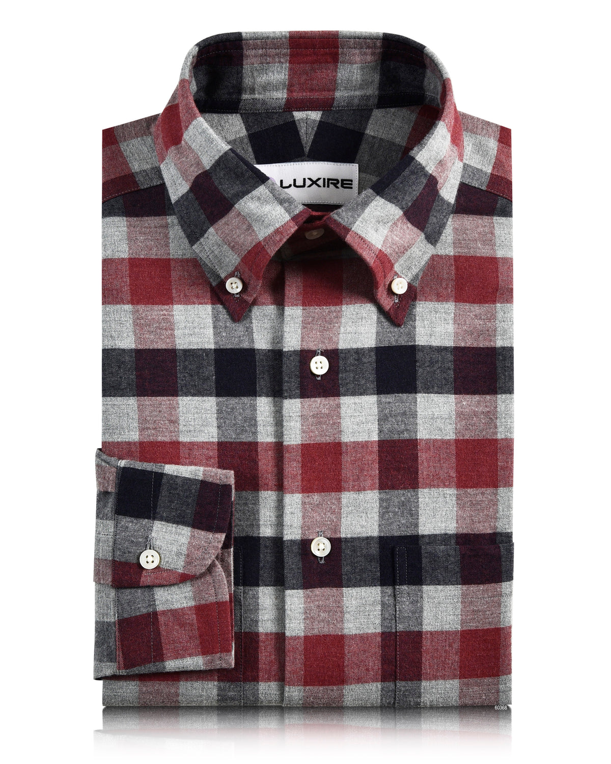 Grey Hemp - Large Gingham - 1