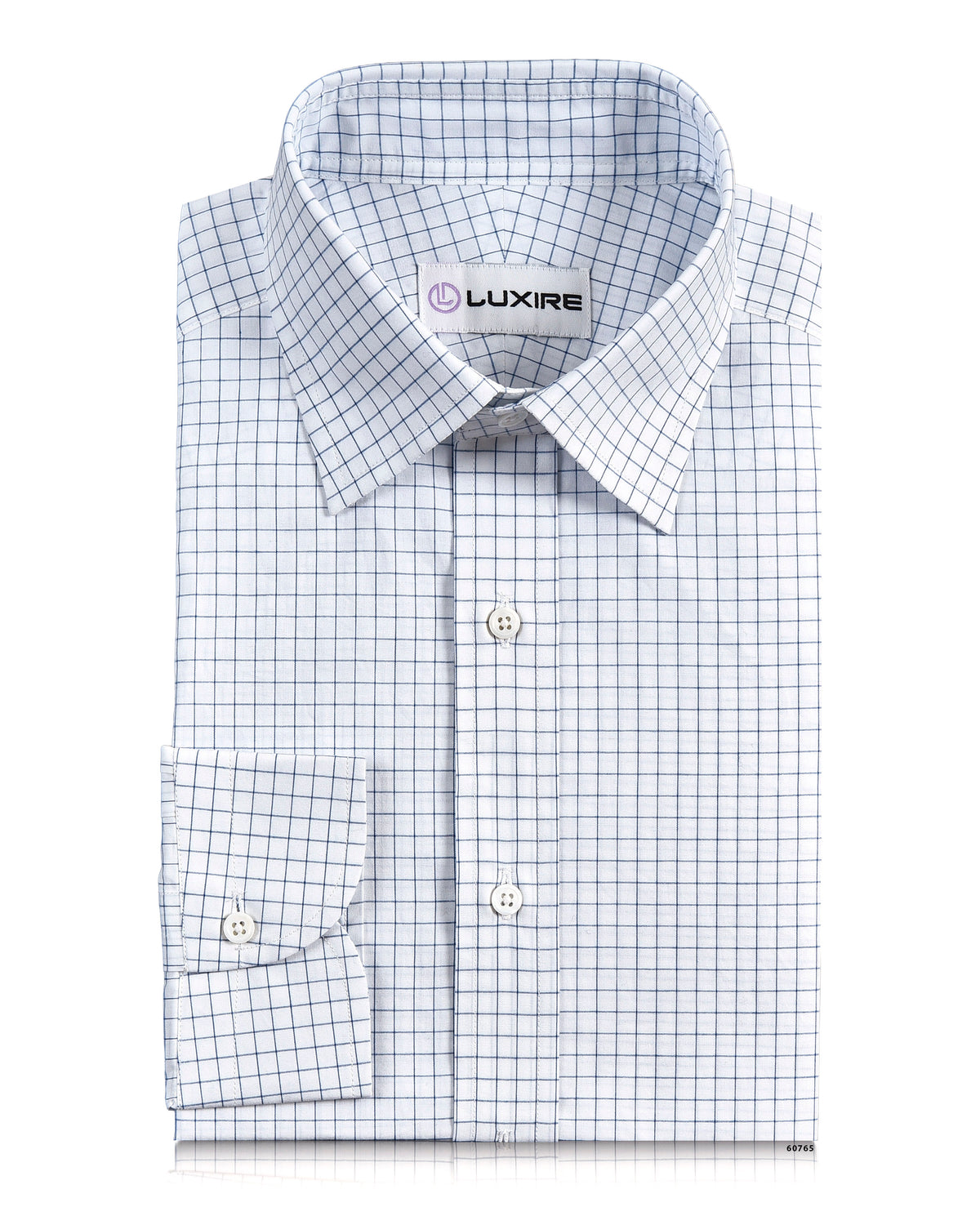 Navy White Checks - 1