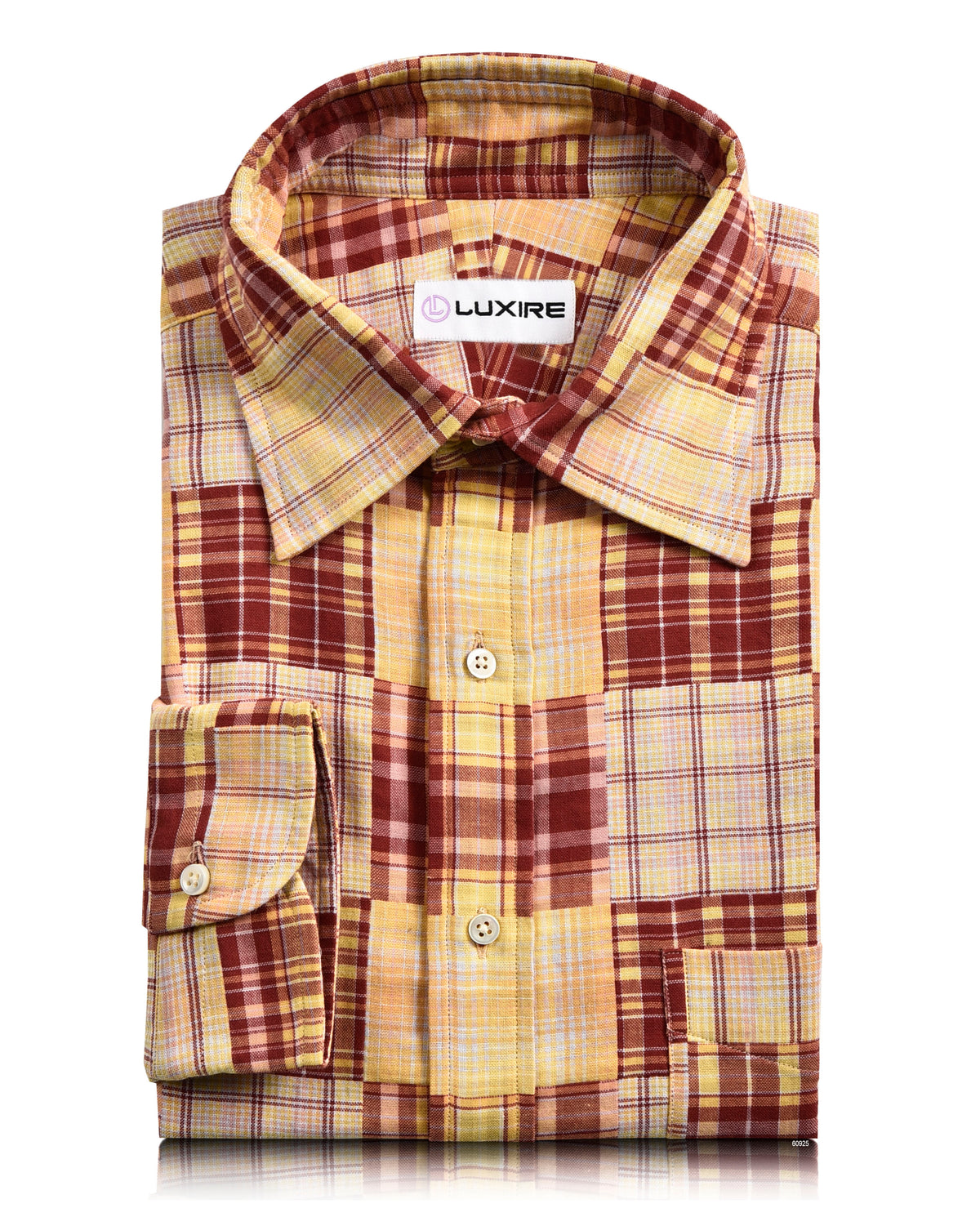 Soft Light Summer:Red Yellow Madras Patch - 1