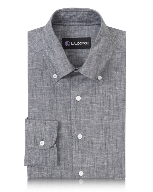 Dark Grey Chambray