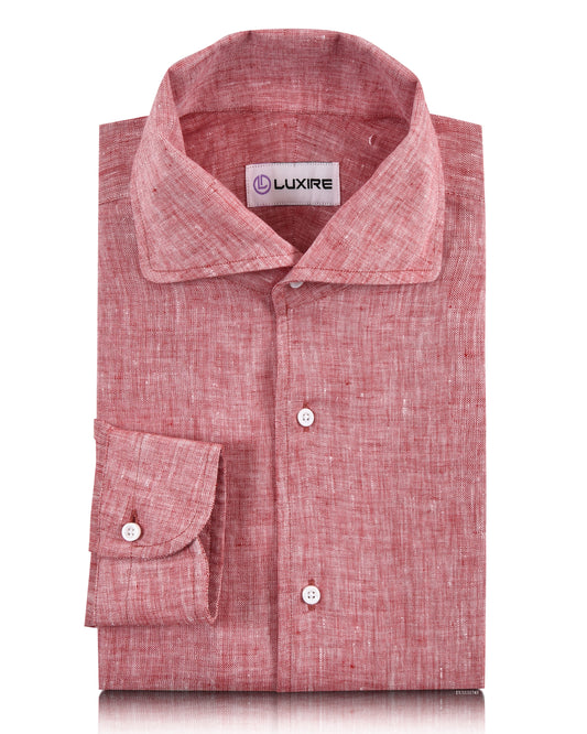 Linen:Red Chambray