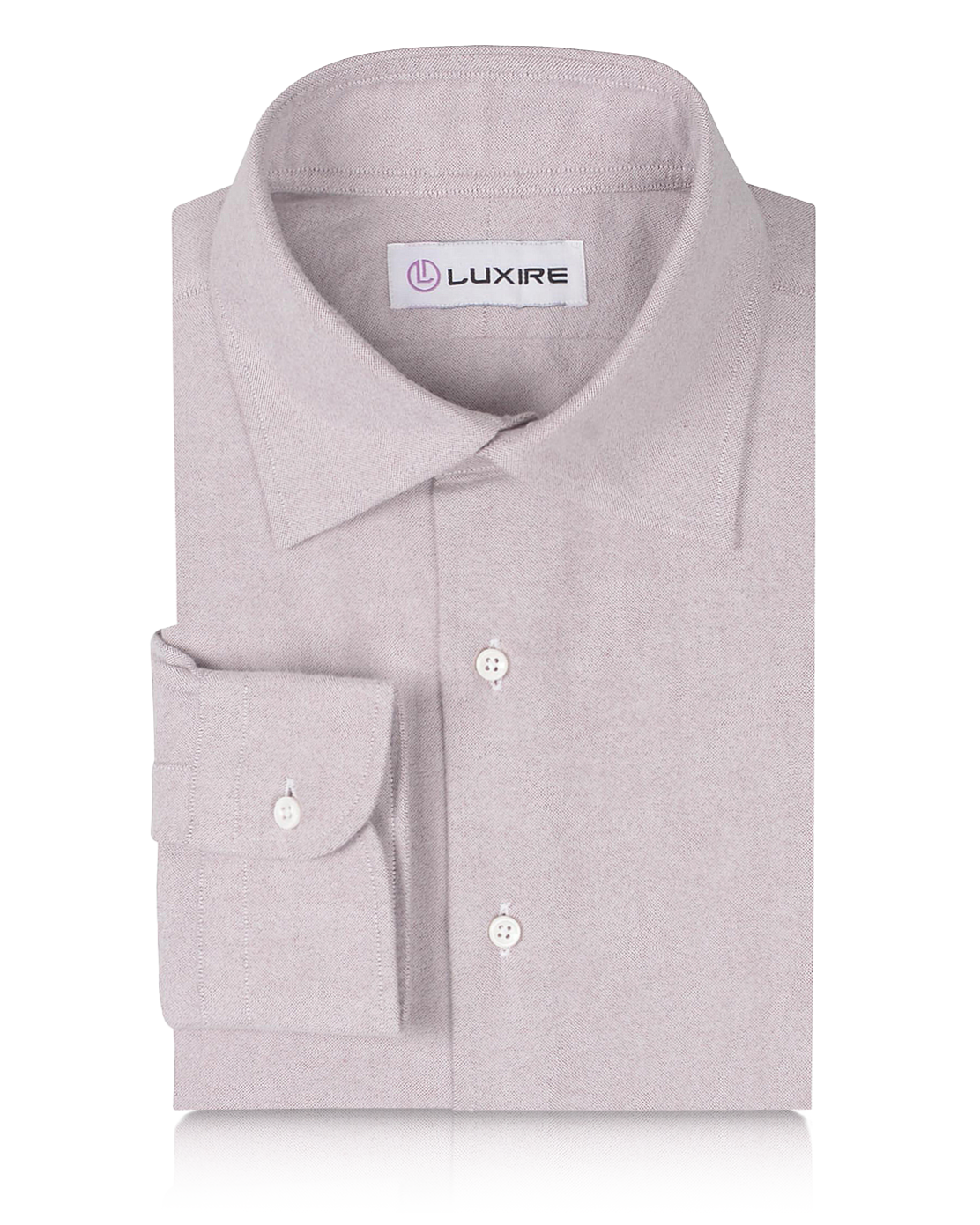 Light Pale Pink Brushed Oxford