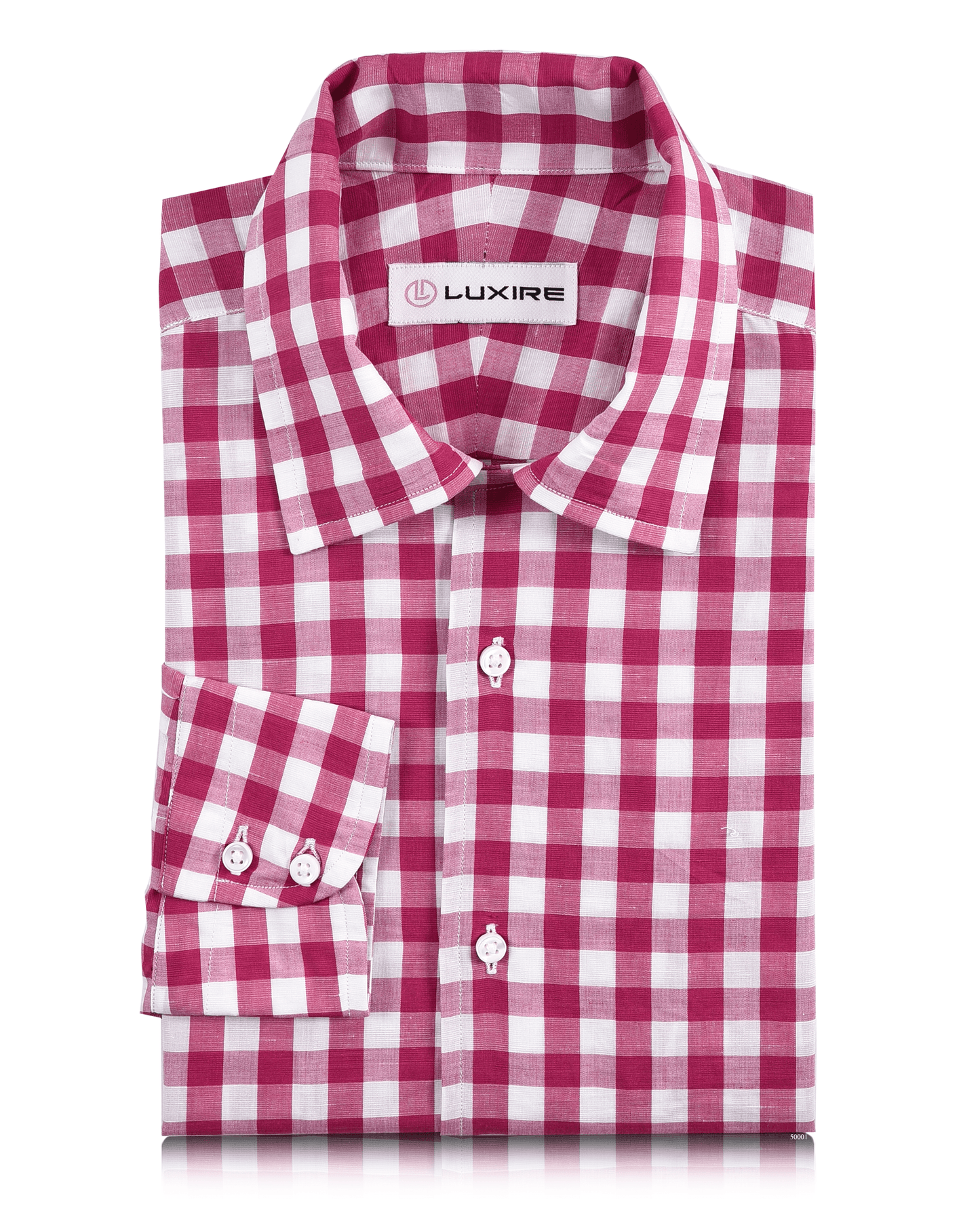 Cotton Linen - Pink White Gingham