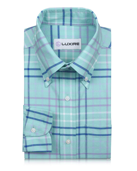 Mint Green Check Shirt