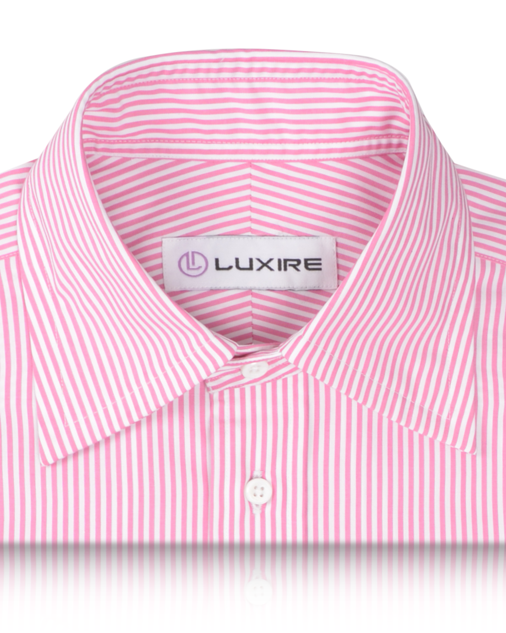 Rosewine Pink Pencil Stripes on White - 2