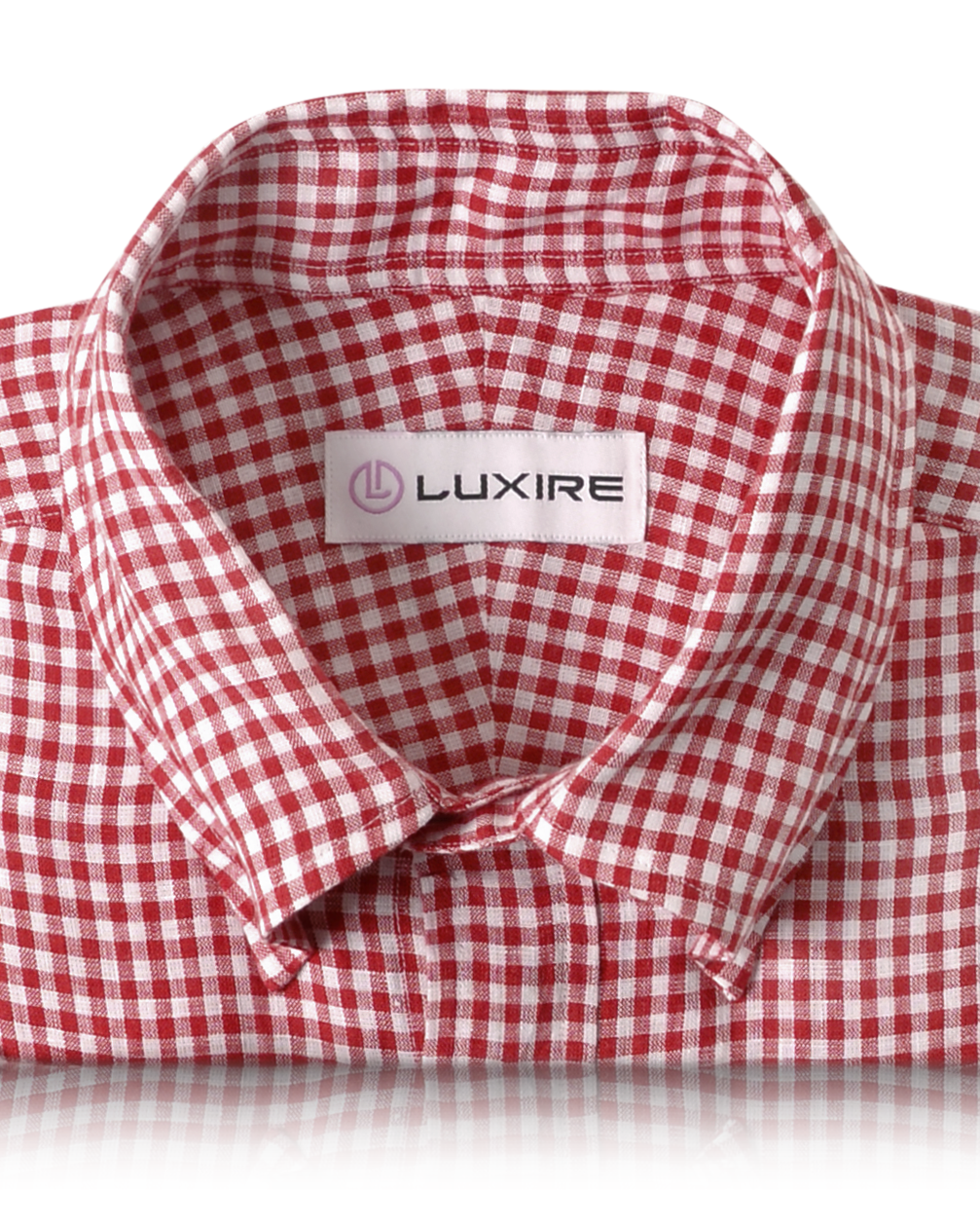Linen:Red Gingham Checks - 2