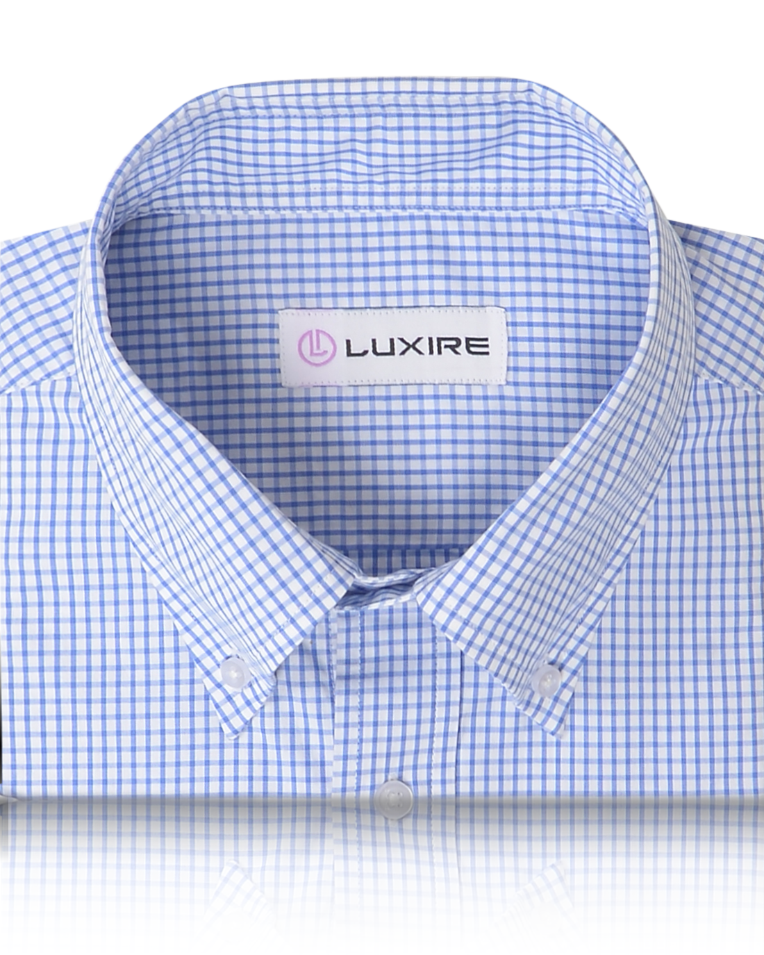 Monti Blue Graph Mini Checks Shirt - 3