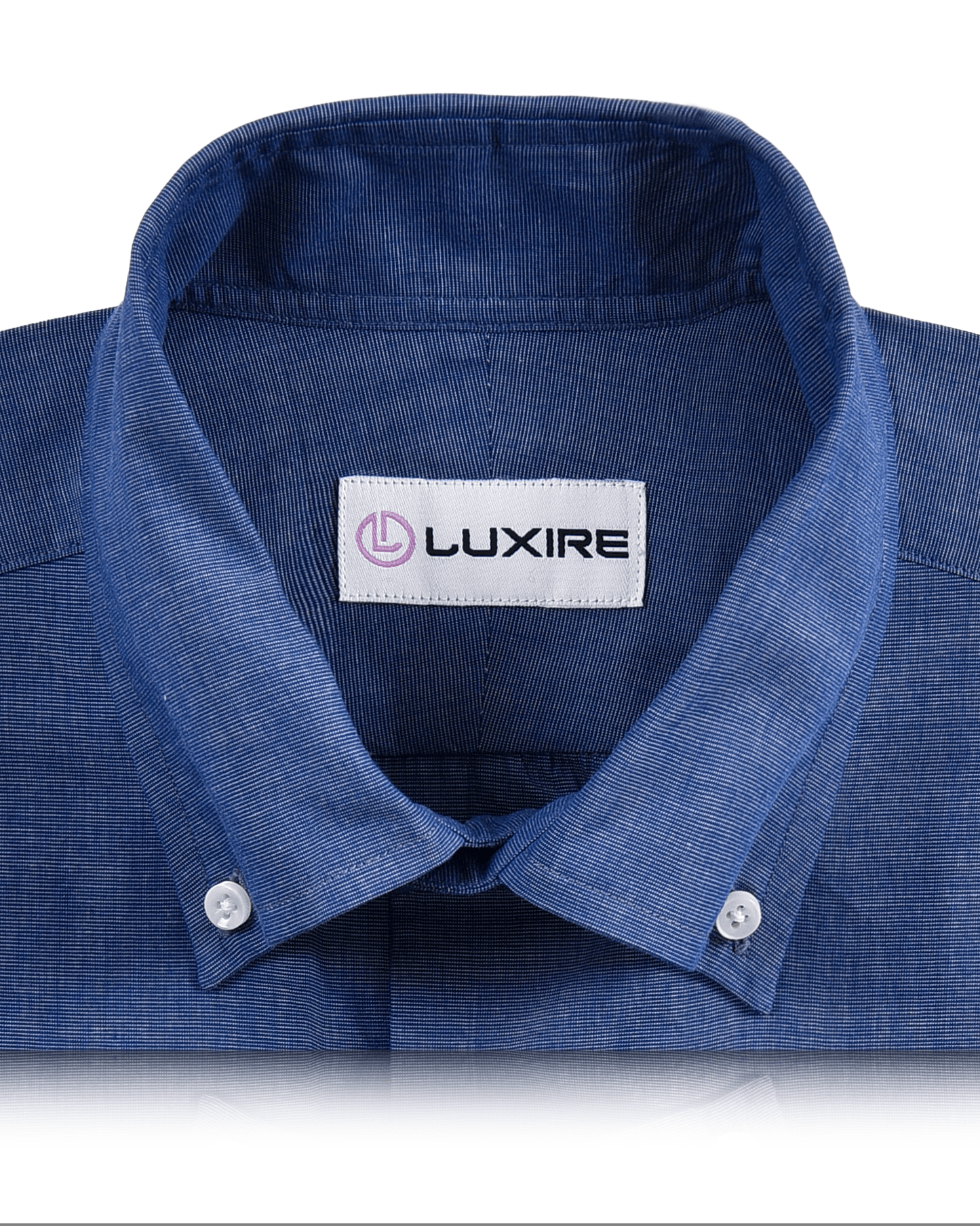 Blue End on End Dress Shirt