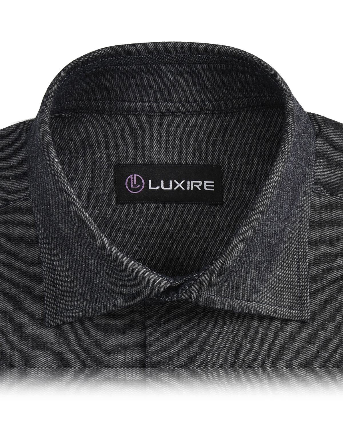 Dark Grey Chambray Shirt - 2