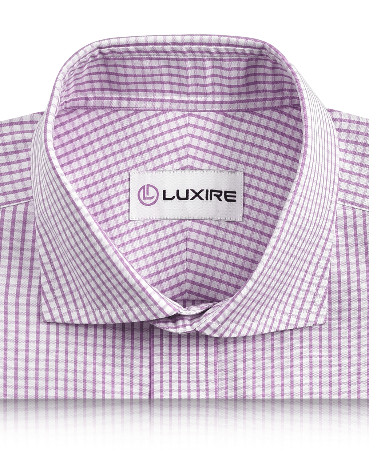 Purple on White Checks - 2