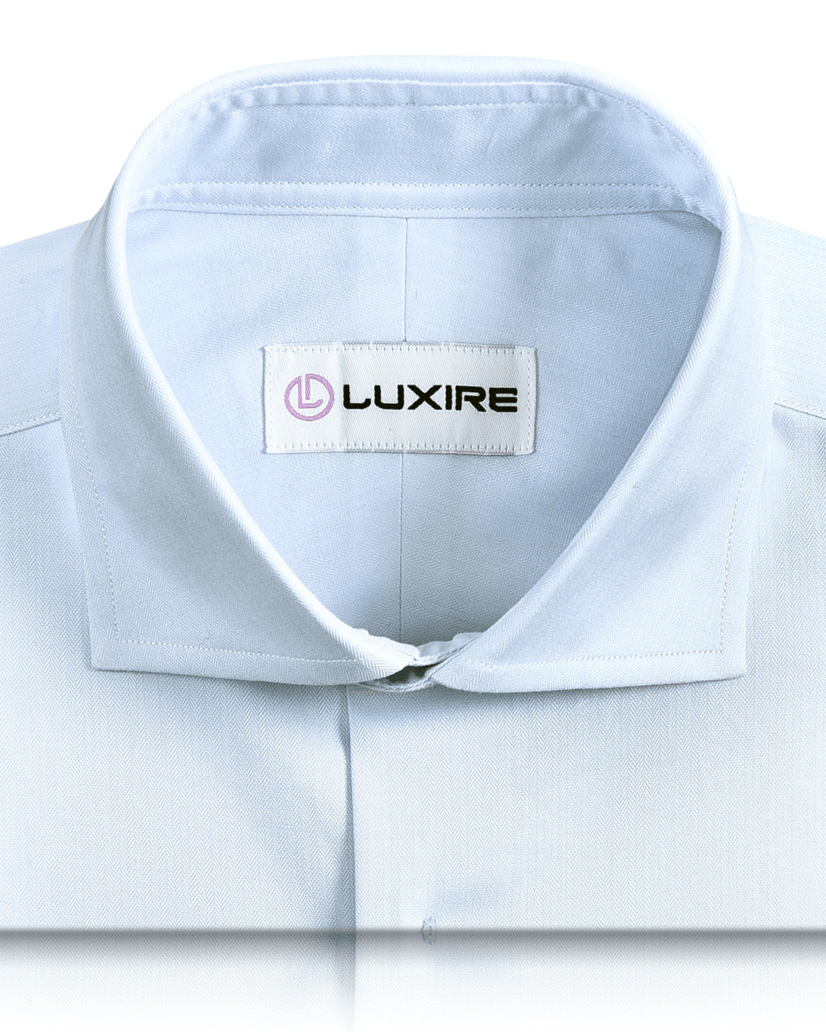 Pale Blue Herringbone Shirt - 2