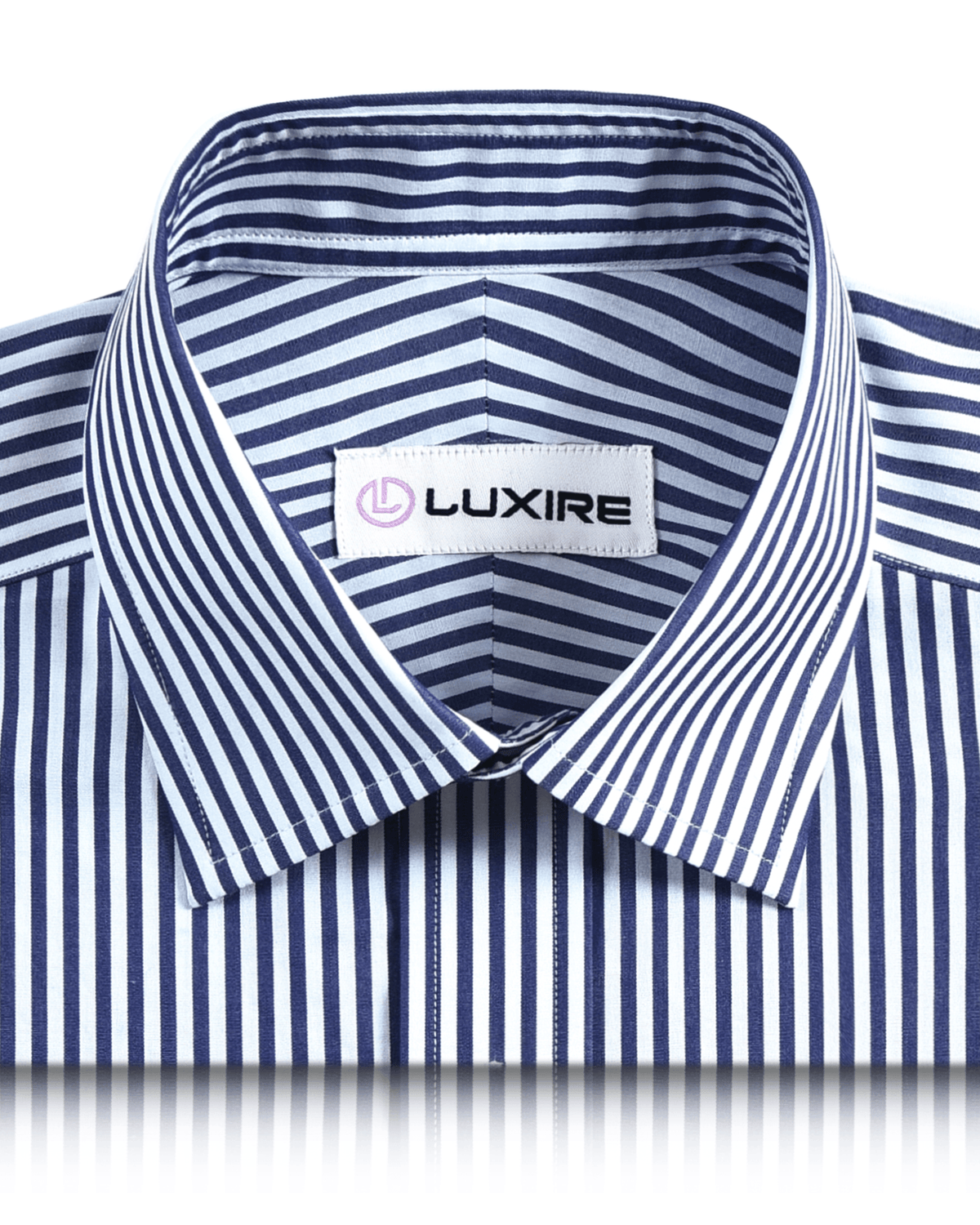 Navy Dress Stripes Shirt - 2