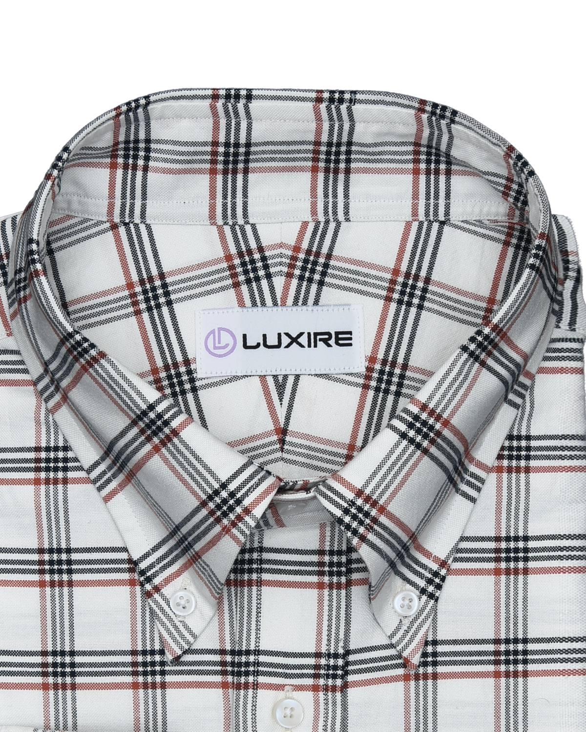 Red Navy Tattersall Checks Shirt - 2