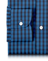 Shades of Blue Large Gingham