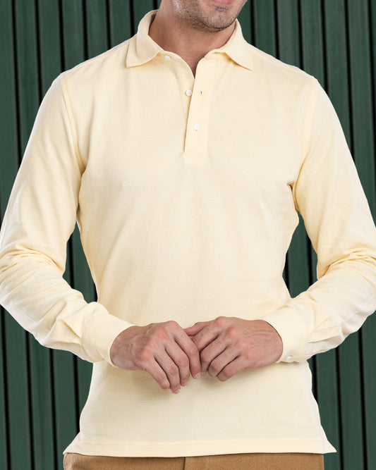 Butter Yellow Polo T-Shirt