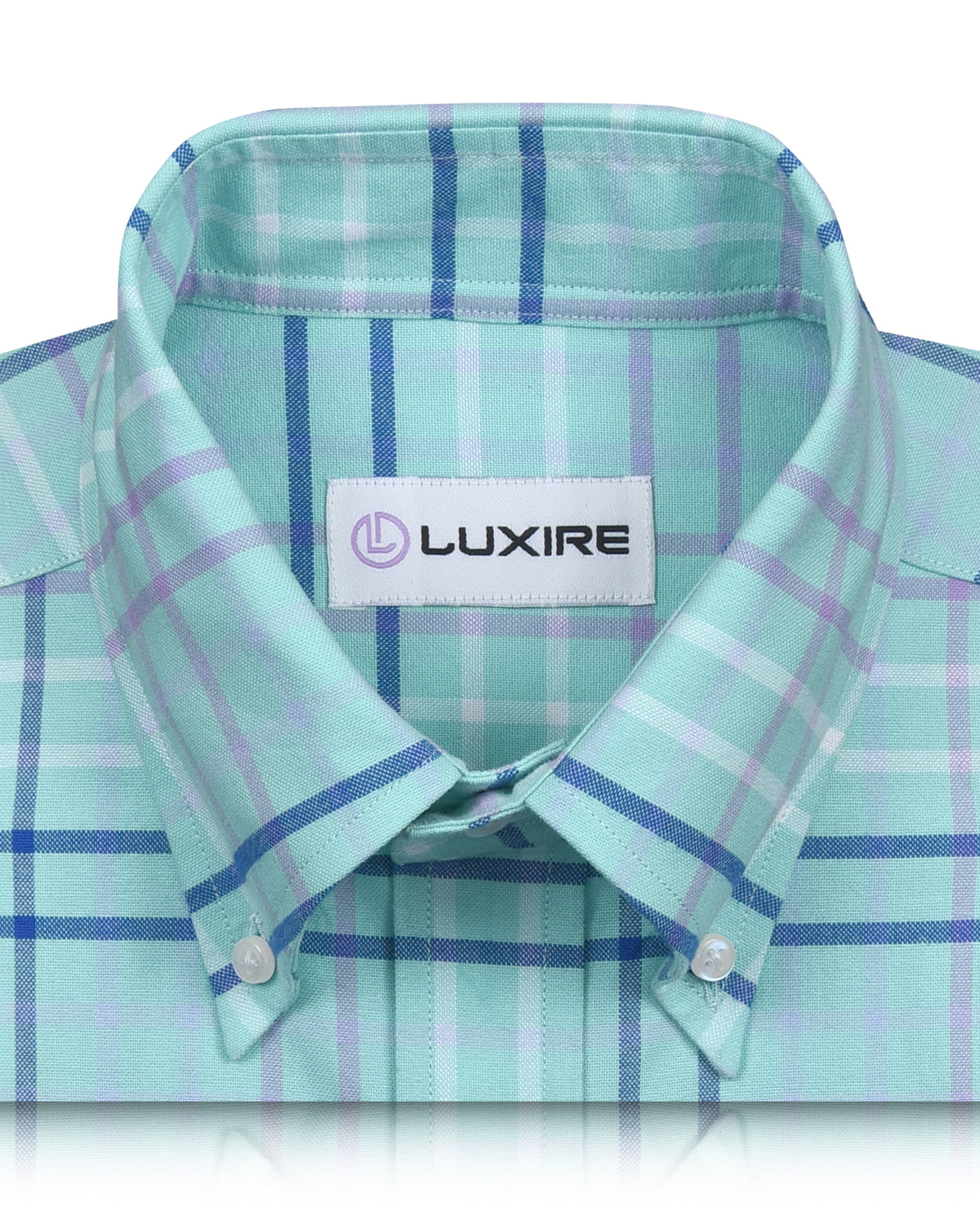 Mint Green Check Shirt - 2