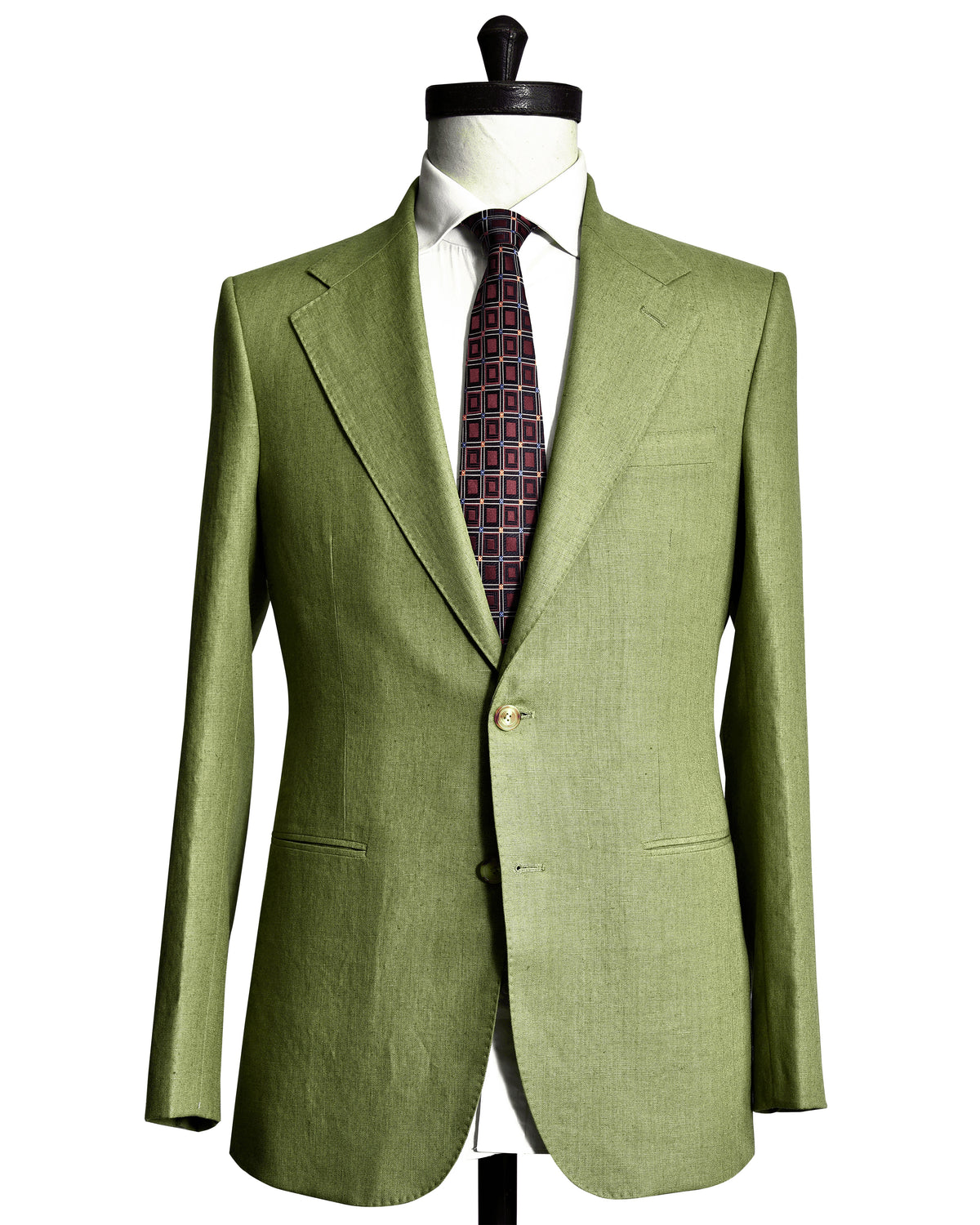 Linen Fern Green Jacket - 9