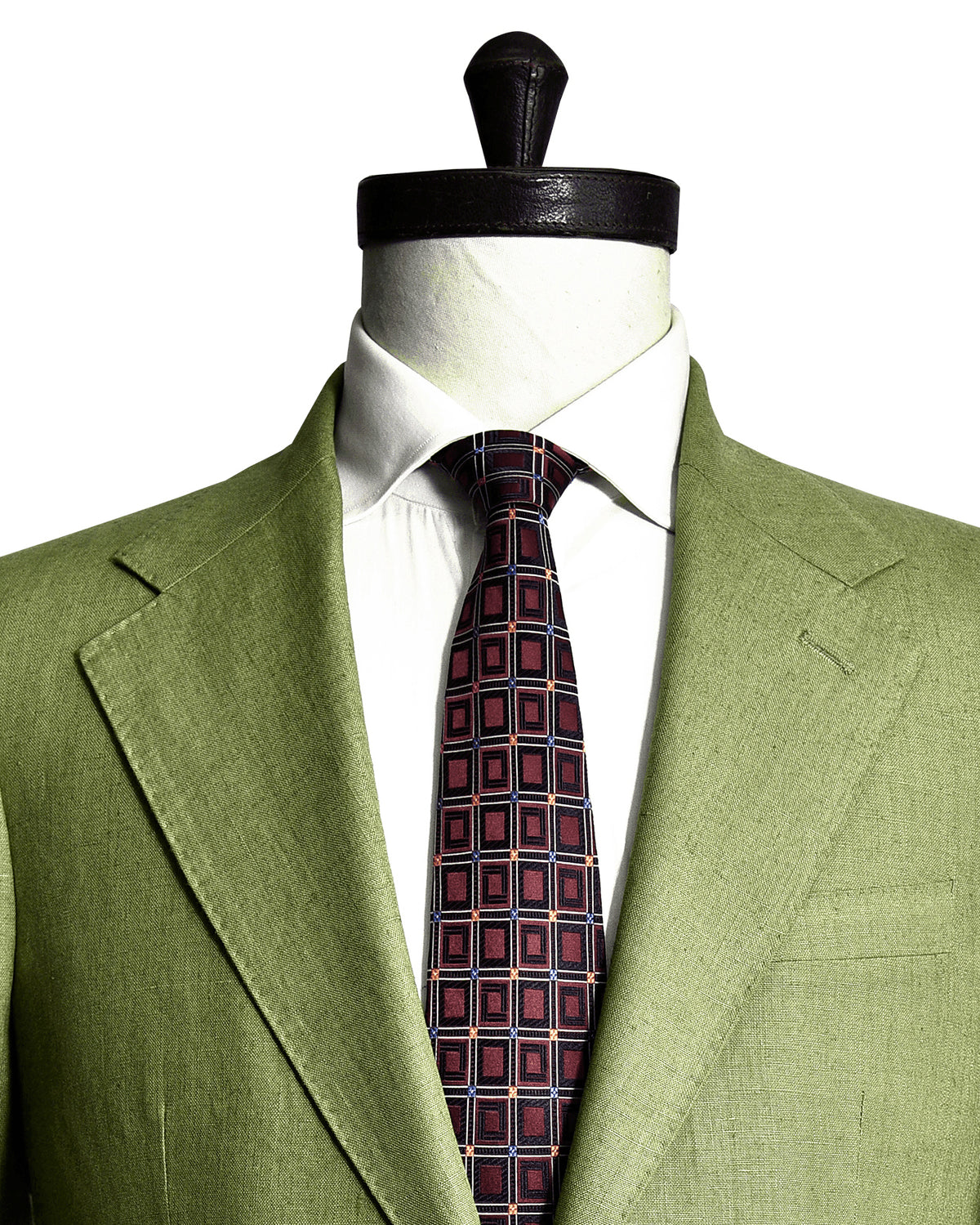 Linen Fern Green Jacket - 10