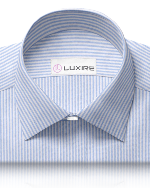 Light Blue University Stripes Oxford - 2