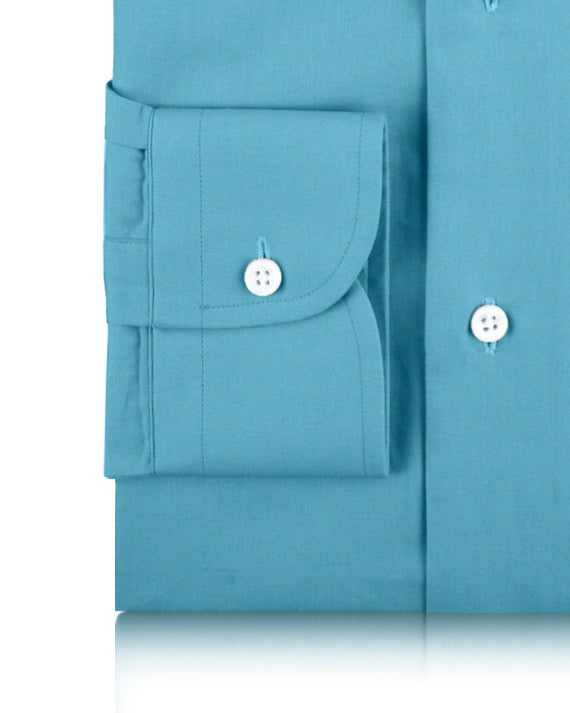 Aqua Blue Fine Twill