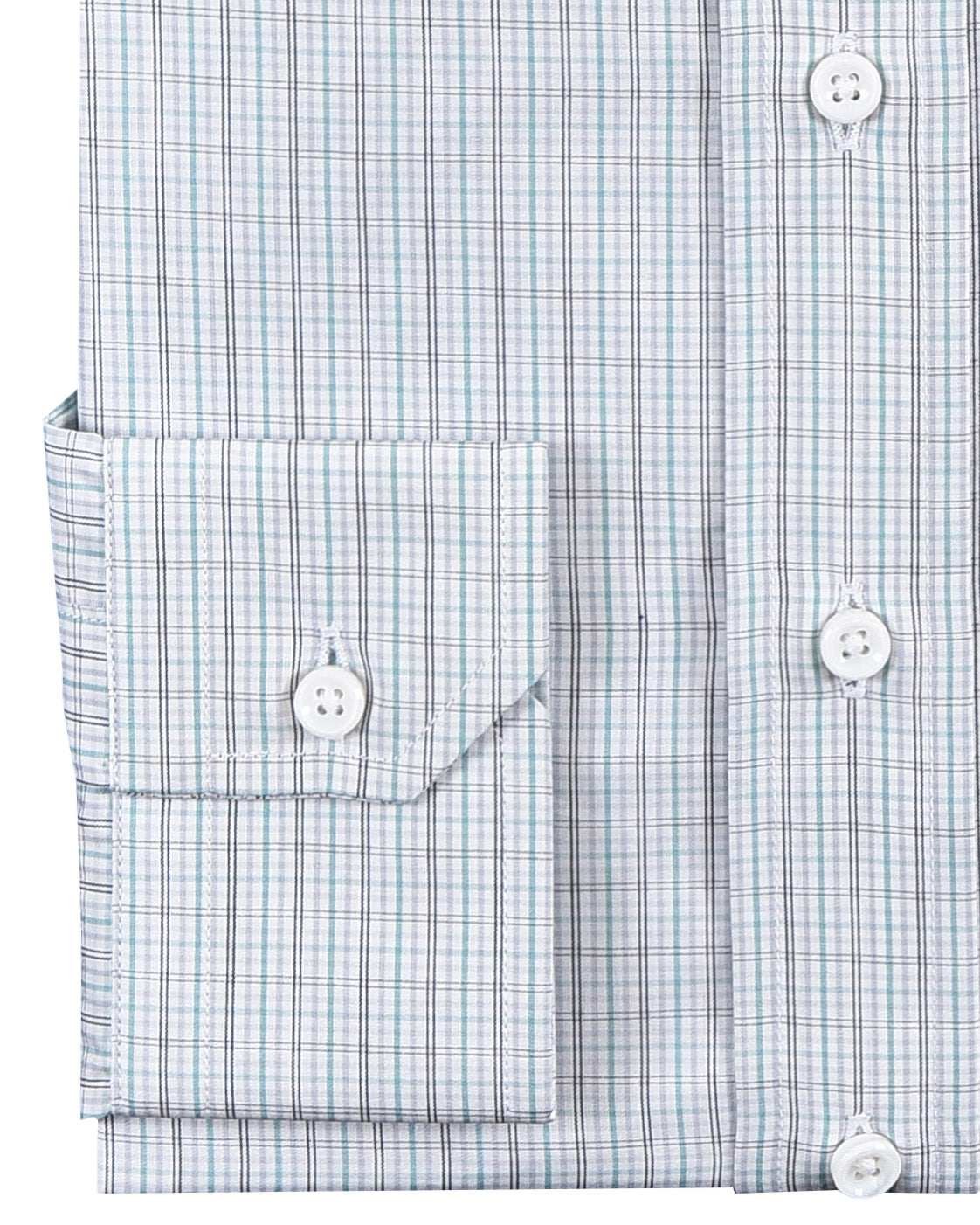 Alumo Green and Navy Tattersall Checks - 3
