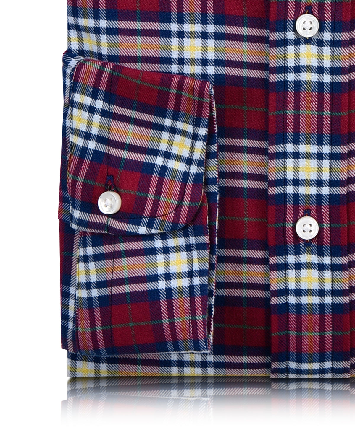Majenta Blue Tartan Flannel - 3