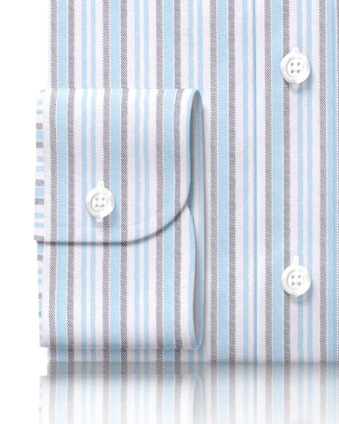 Oxford: Shades of Blue Stripes Shirt