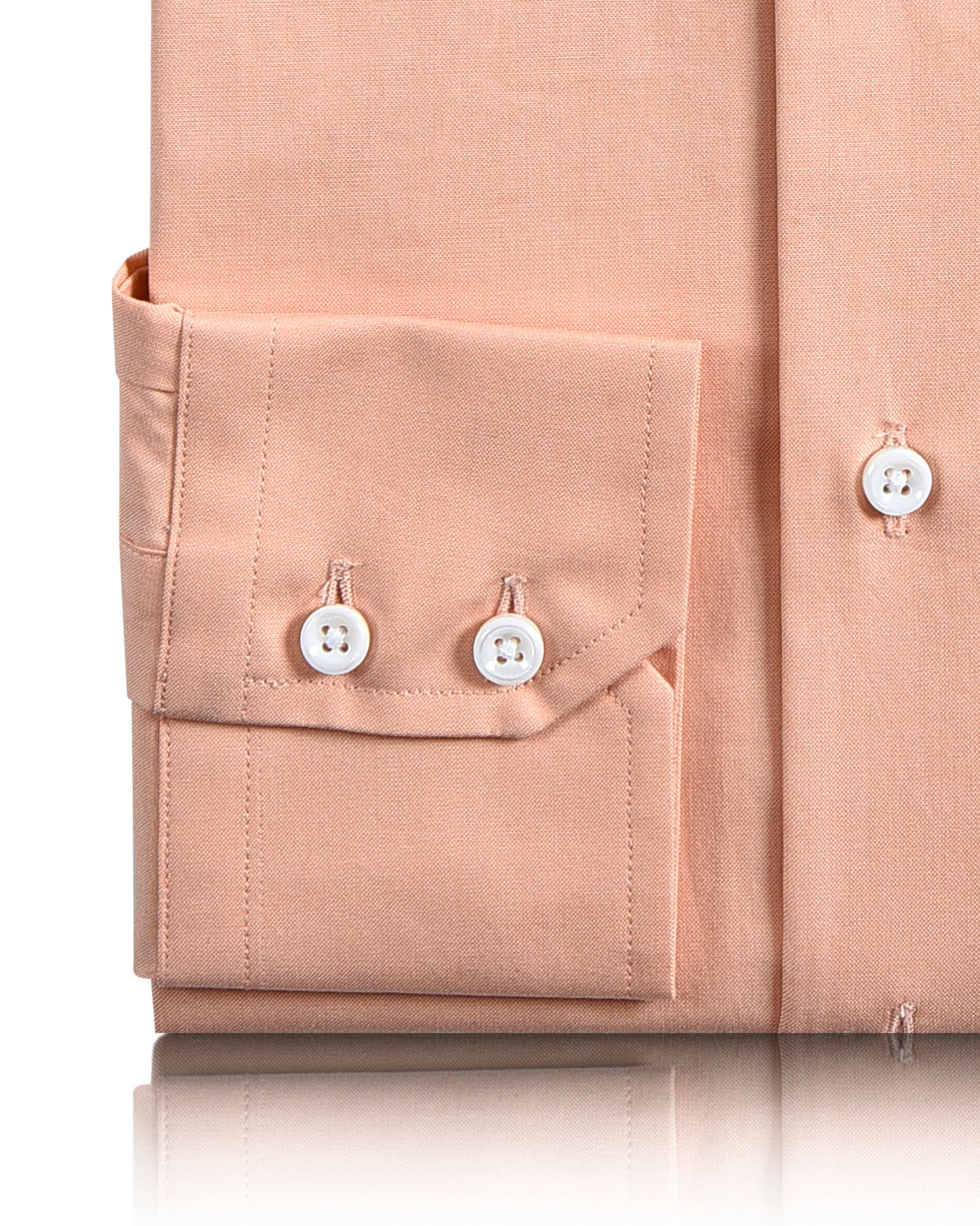 Peach Casual Oxford Shirt - 3