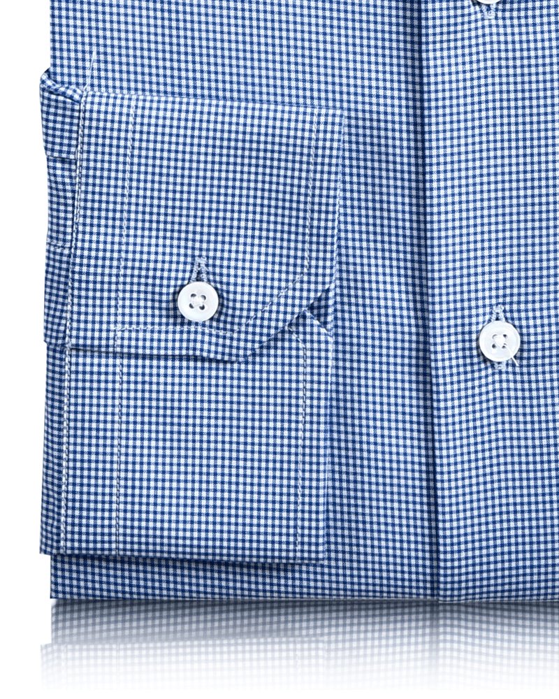 Blue Micro Checks