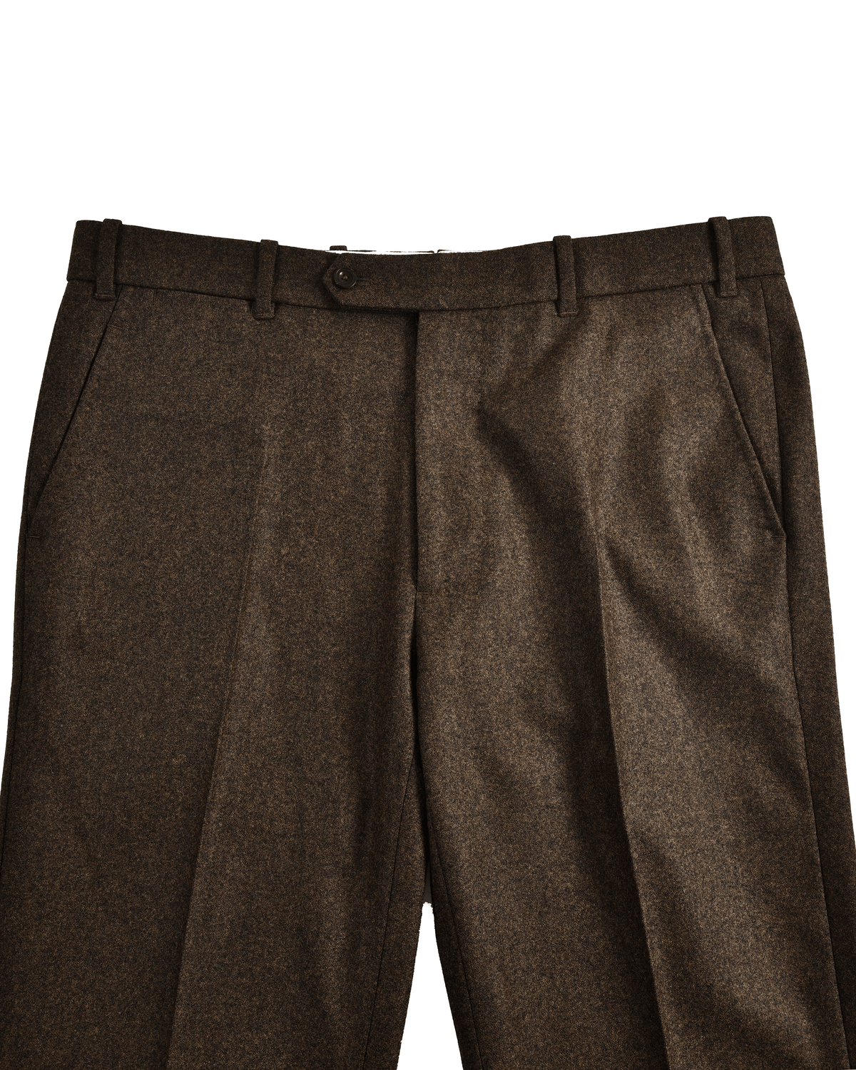 EThomas: Tobacco Brown Classic Flannel - 3