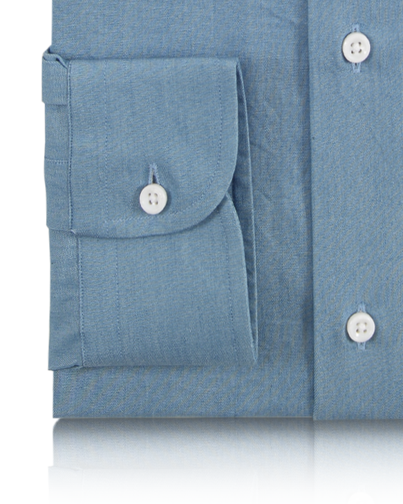 Faded Blue Chambray - 3