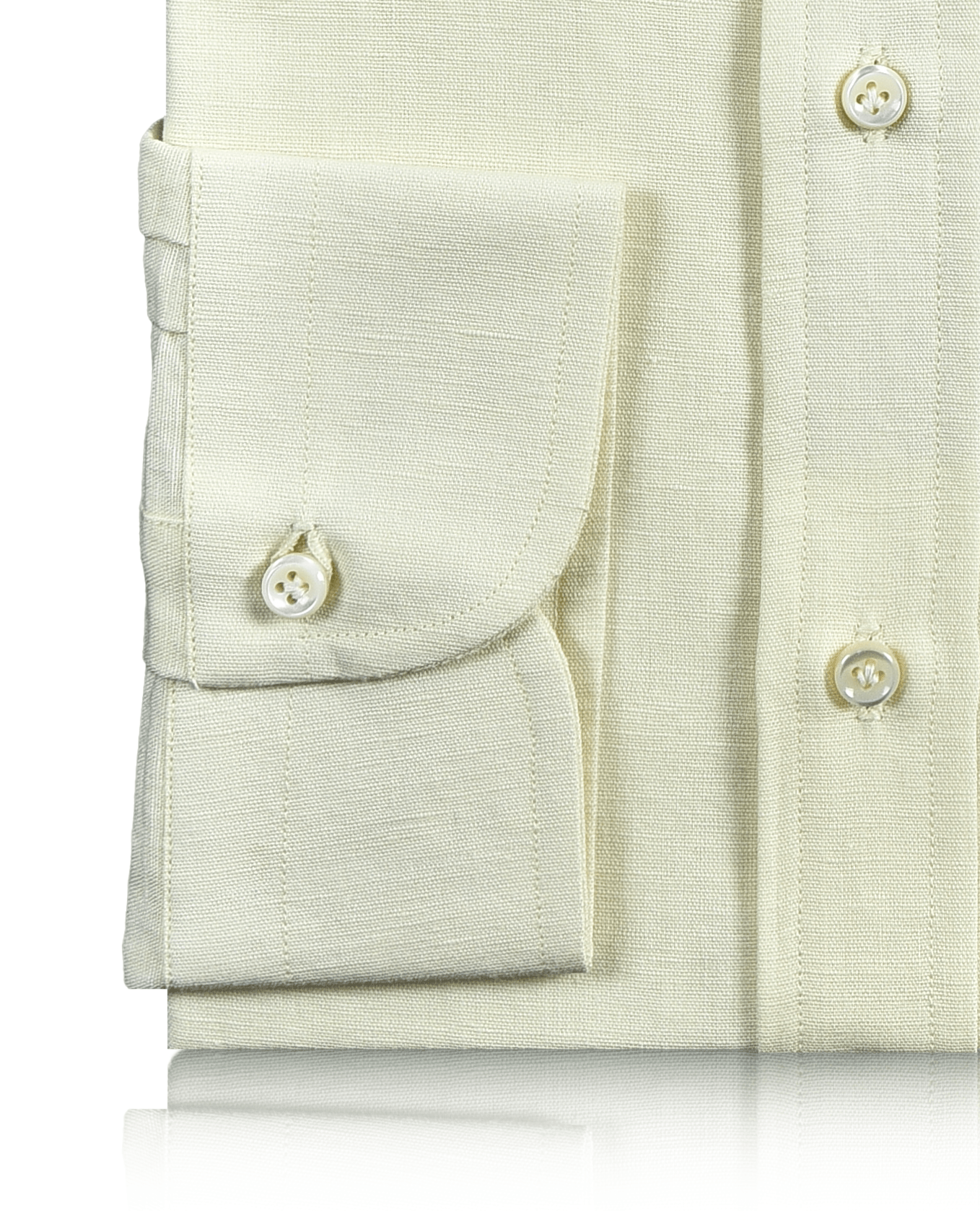 Pale Yellow Linen Shirt