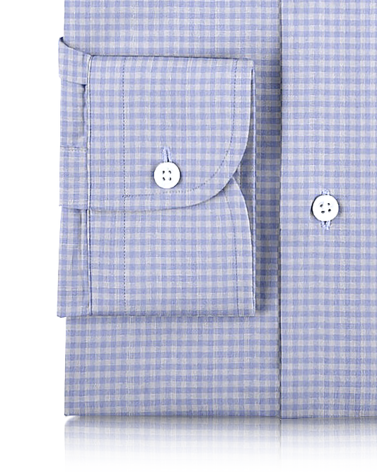 Light Blue Gingham Checks - 3